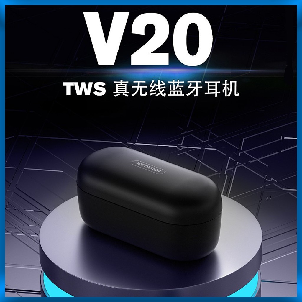 WK Design Wireless Earphone V20 New TWS Bluetooth 5.0 Motion on