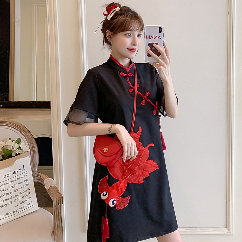 Cheongsam dress sale shopee