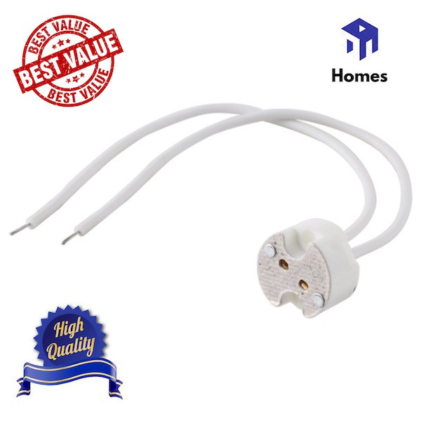 MR16 G4 Ceramic Lamp Holder Socket Connector LED CFL Halogen Adapter ...