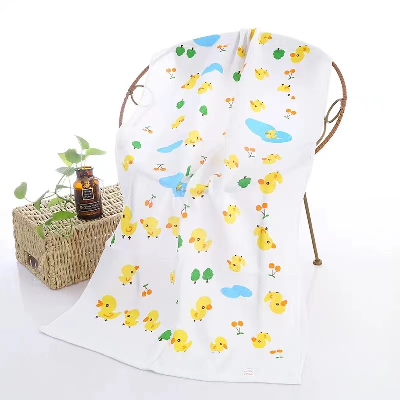 Baby Muslin Bath Towel kids gauze 100 cotton 120cmx60cm Shopee Singapore