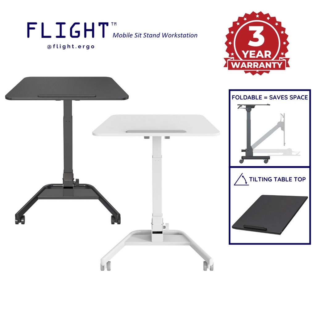 Height adjustable deals tilting desk