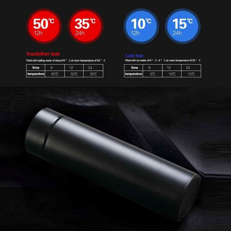 (SG STOCK) Smart LED Temperature Display Premium Thermal Flask Vacuum ...