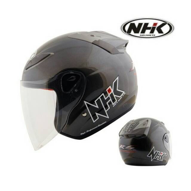 Nhk R6 gunmet helmet, motogp edition, original half face visor | Shopee ...