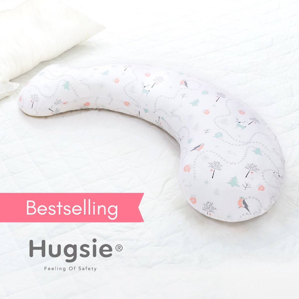 Hugsie Comfort Series Maternity Pillow Cooling Touch (Forest