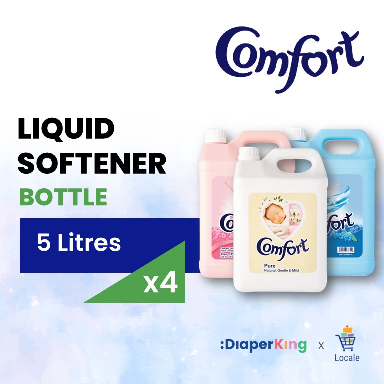 Comfort Regular Fabric Softener 5L (Carton Sale)