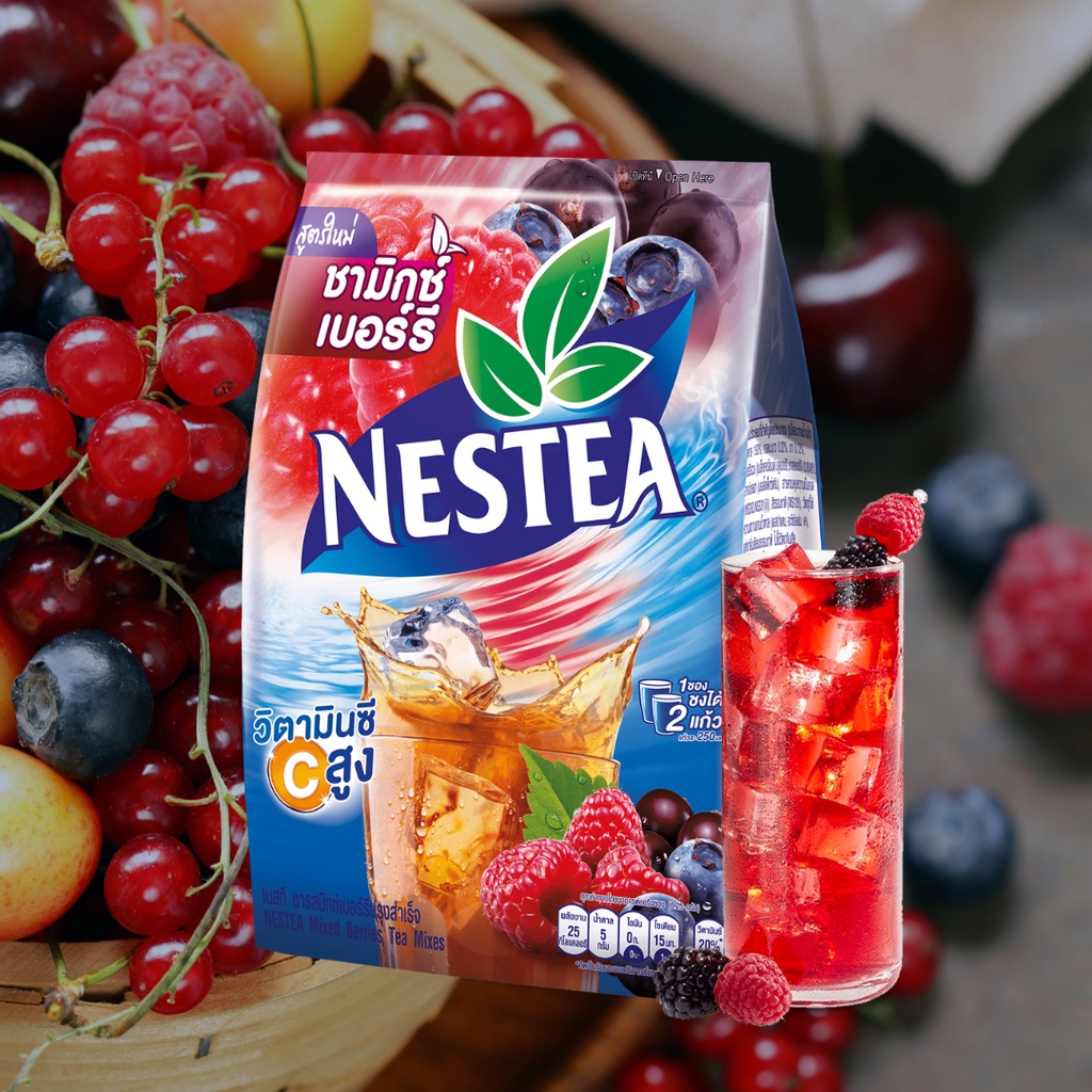 NESTEA THAILAND - 3 IN 1 TEA MIX (THAI ROYAL MILK TEA | REFRESHING THAI ...
