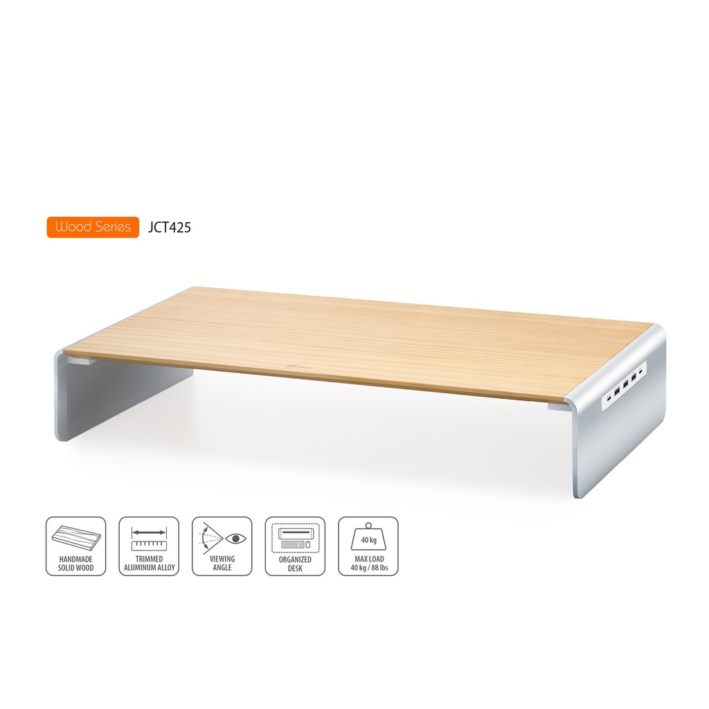 J5 Create JCT425 MultiFunction Monitor Stand USB TypeC, 4K HDMI & 6