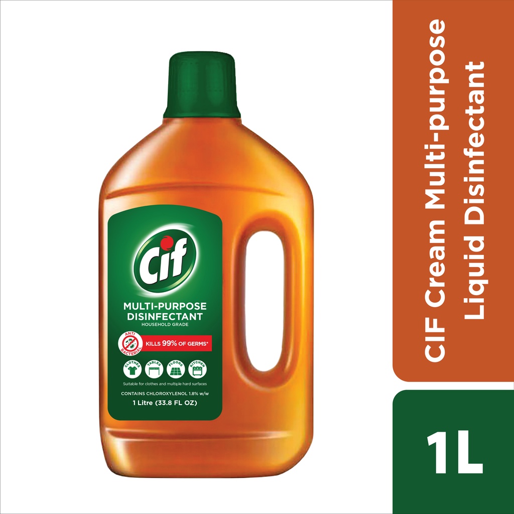 Cif Disinfectant Liquid (1L x 3) | Shopee Singapore