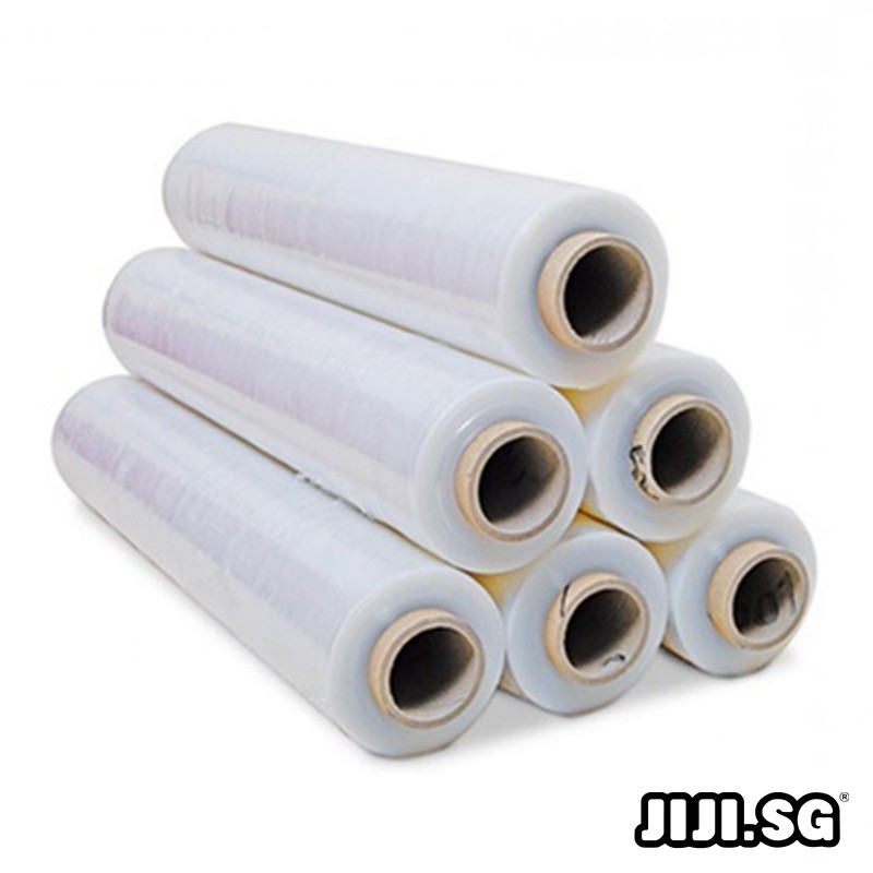 (JIJI SG) Bundle of 6 500mm Stretch Film Wrap Shrink Wrap Pallet
