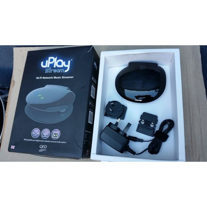 Streamer QED UPlay Hi-Fi – DAC Wolfson 24/96 – Wi-Fi/Ethernet – Occasion