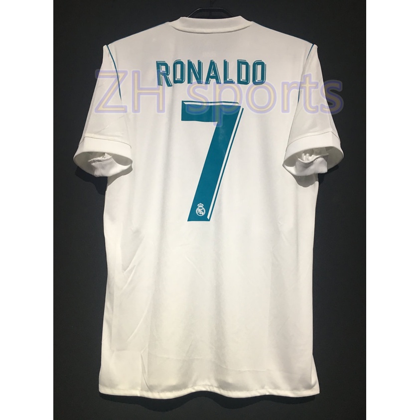 2017/2018 Real Madrid home jersey retro football 17/18 Sergio Ramos 4 ...