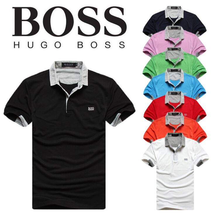 Fashion New Men Shirt Boy Polo Shirt Summer Cotton Man T-Shirt Lapel Soild Shirt Clothing
