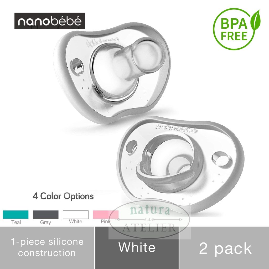 Nanobebe Active Flexy Baby Pacifier 奶嘴 100% Silicone Bayi,
