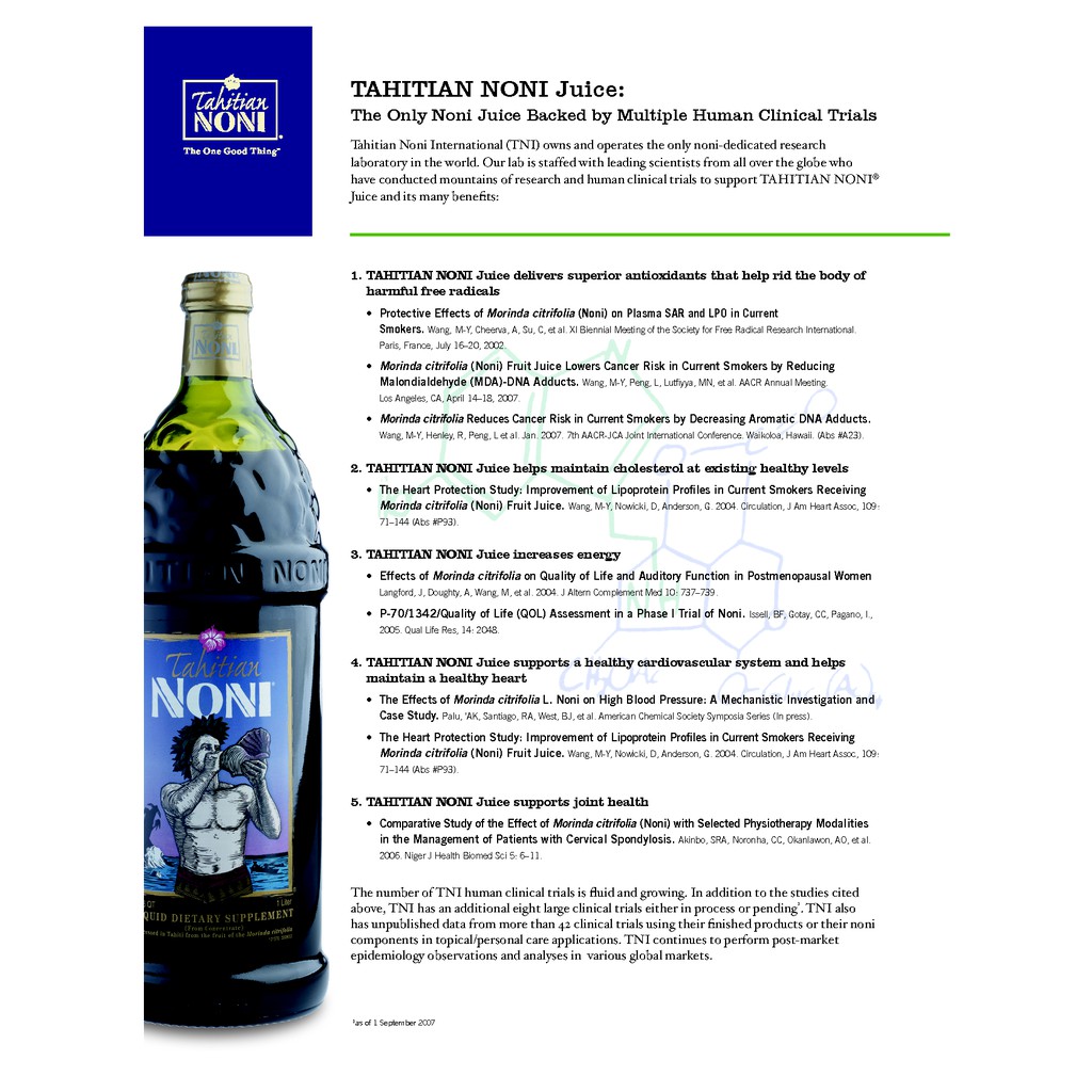 Benefits of tahitian noni juice sale