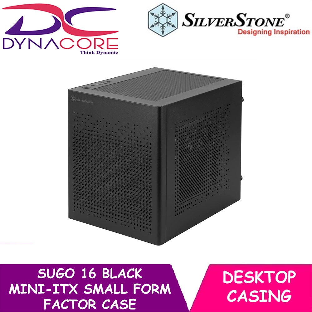 SilverStone Technology SUGO 16 Black / White Mini-ITX Small Form Factor ...