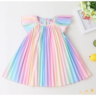 Rainbow clearance frock girl