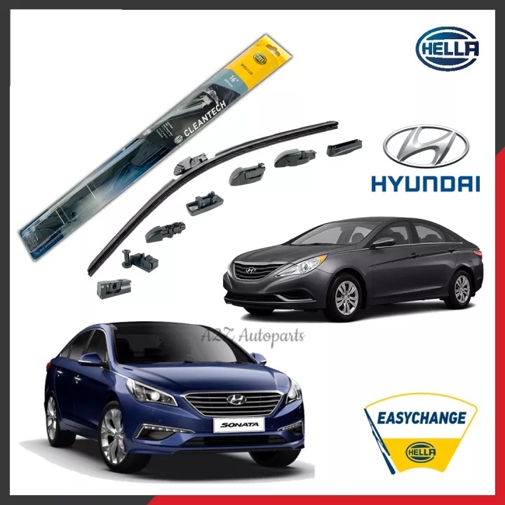 2PCS SET HELLA Cleantech Multiadapter Wiper For Hyundai Car Model