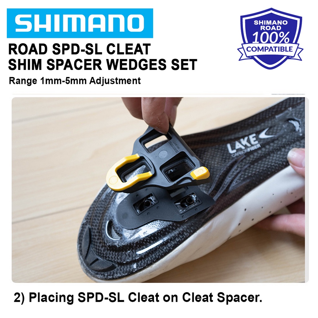 Cleat wedges best sale shimano