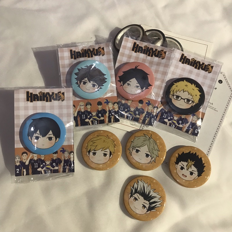 Haikyuu PIN kageyama hinata tsuki kuro sugora kenma bokuto brooch PIN ...
