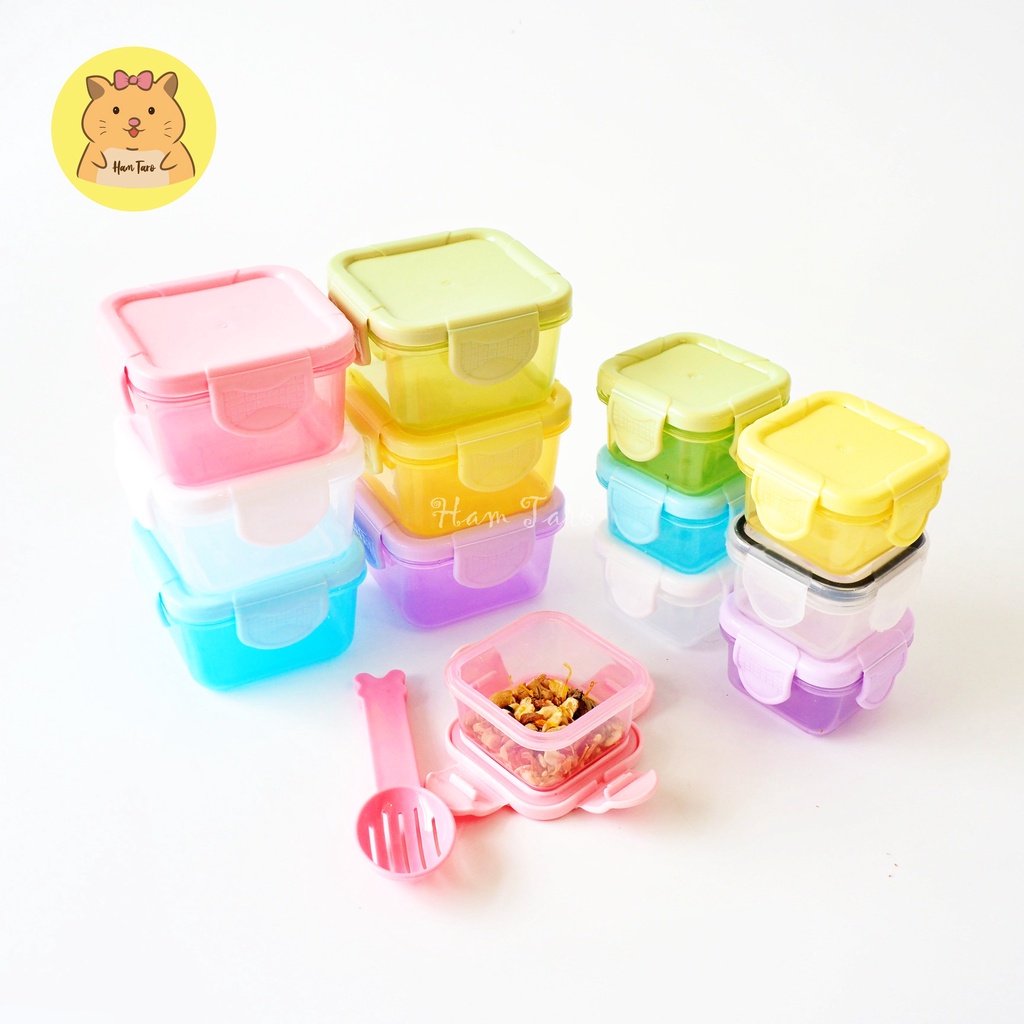 Pet Food Container Mini Size Food Storage Hamster Food Box 60ml/150ml ... - Rodent Proof Storage Containers For Hamster Food