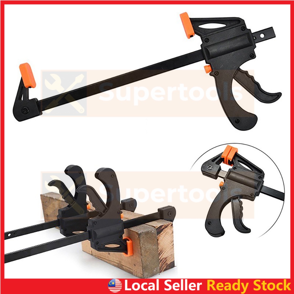 Woodworking Metal F Clamp F Clip Grip Quick Release Squeeze Adjustable ...