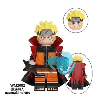 Minifigures Naruto Uzumaki Uchiha Itachi Sasuke Tokashi Kakashi Madara  Building Blocks Brinquedos Para Crianças - Escorrega o Preço