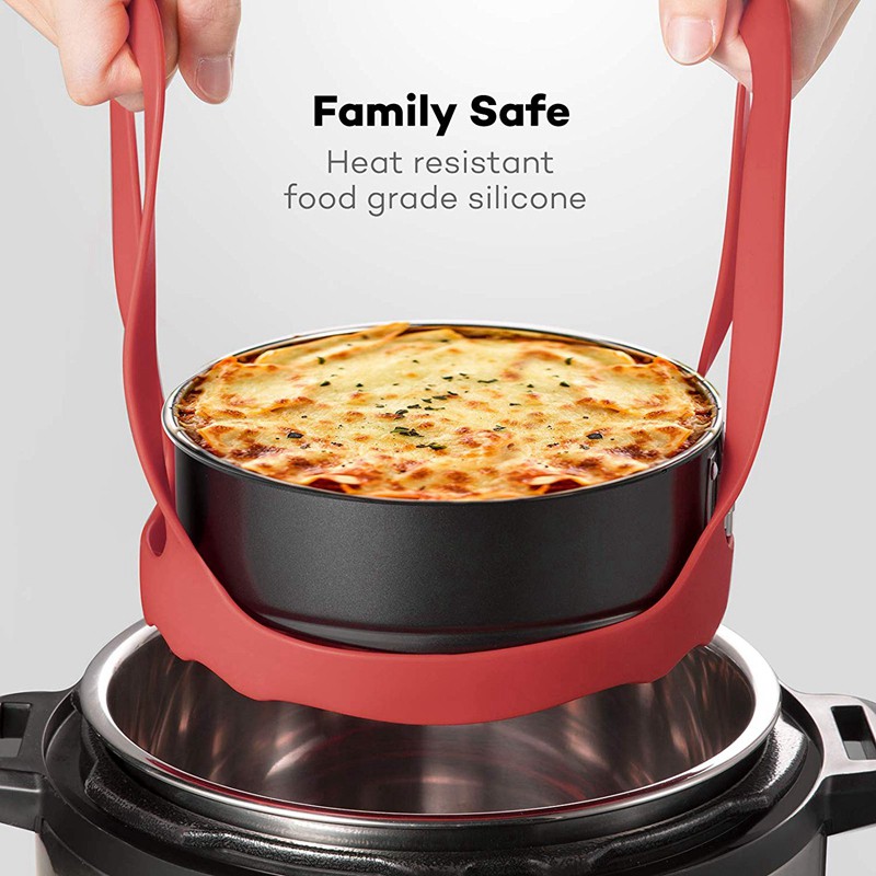Silicone Sling Lifter Accessories Compatible with Instant Pot 6 Qt 8 Qt and Other Brand Pressure Cookers Red Shopee Singapore