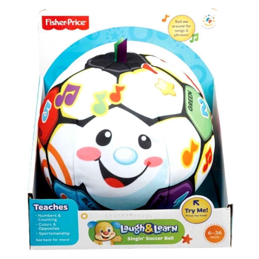 Fisher price kick and learn 2024 soccer ball