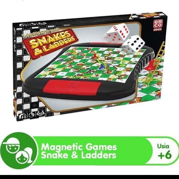 Emco Games Snake and Ladders / board game Toys / Snakes and