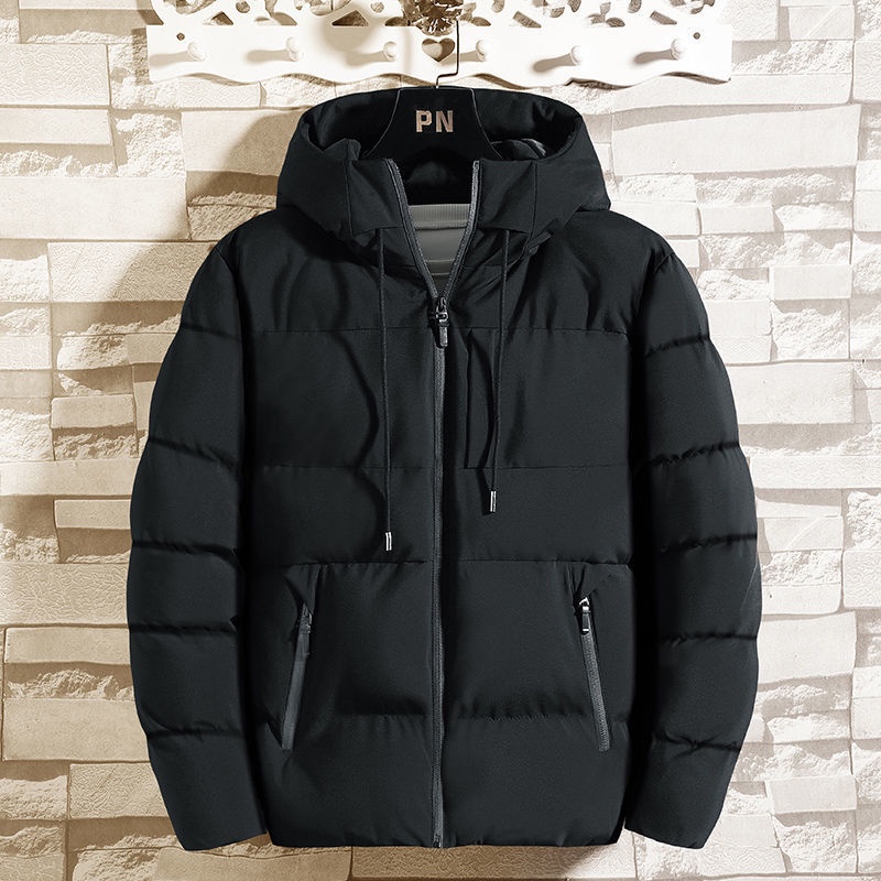 Mens black padded on sale coats