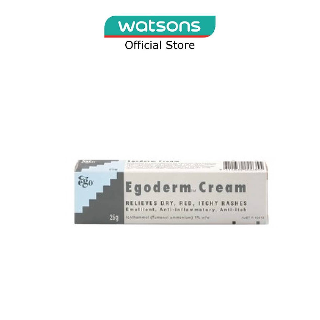 EGO QV Egoderm Cream (Relieves Dry + Red Itch Rashes) 25g | Shopee ...