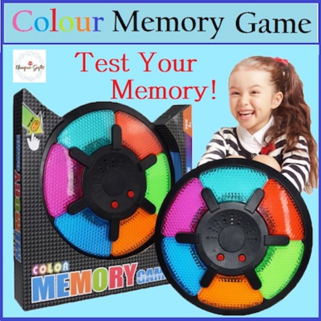 Colour Memory Game.Test your memory and follow the light as many times as  you can! Toy Kids Children Day | Shopee Singapore