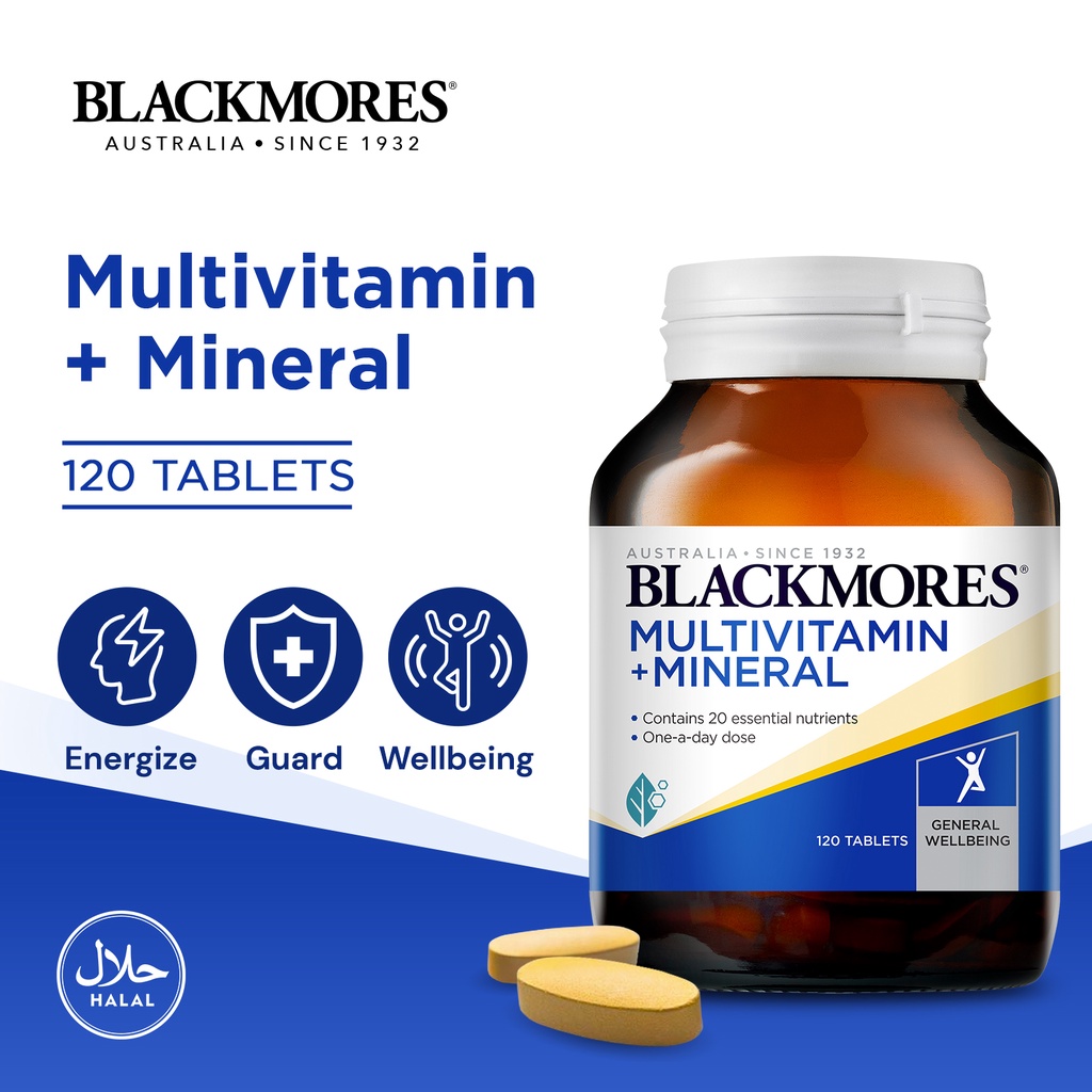 Blackmores Multivitamins + Minerals 120tabs Shopee Singapore