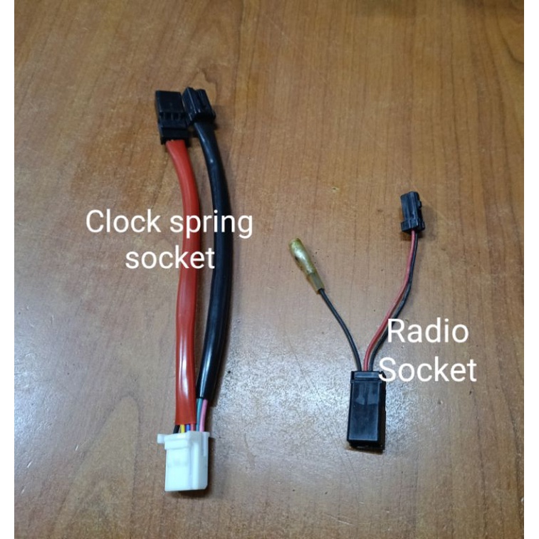 Proton Exora Saga VVT Waja clock spring socket / Radio Socket | Shopee ...