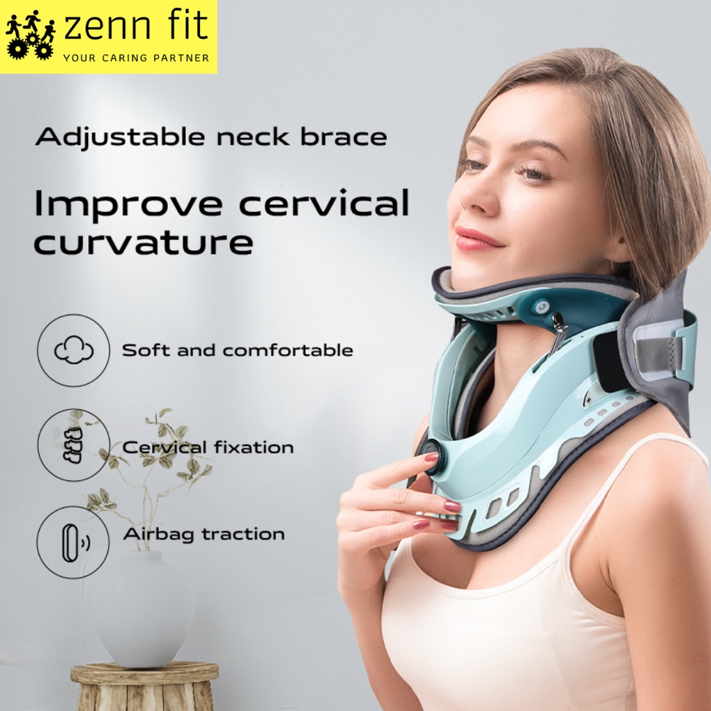 Cervical Collar Neck Traction Device Inflatable Pinched Nerve Neck ...