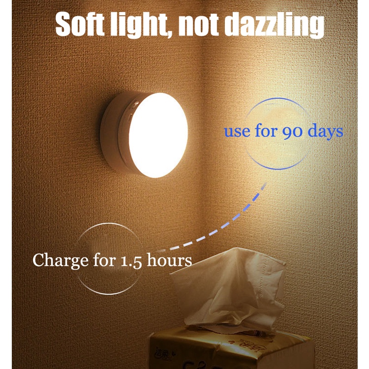 DH Smart Human Body Sensor Light Intelligent Magnetic Handheld Night ...