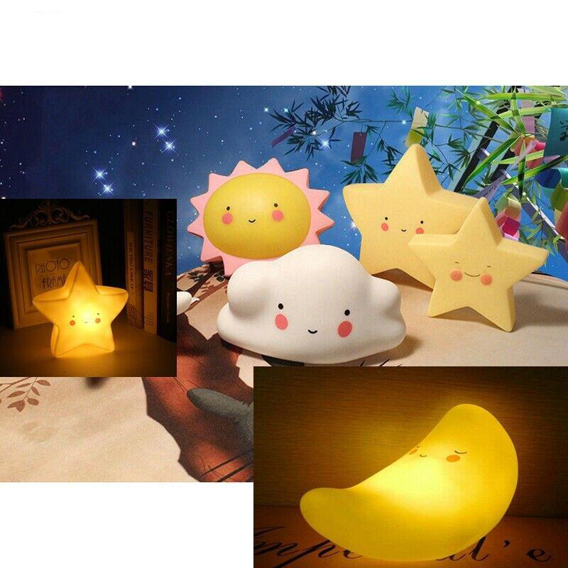LED Night Lights Table Lamp for Baby Kid Room Home Decor Wedding