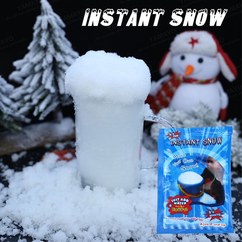 Christmas Snow Decoration Artificial Snow Toy || Fluffy White Instant ...