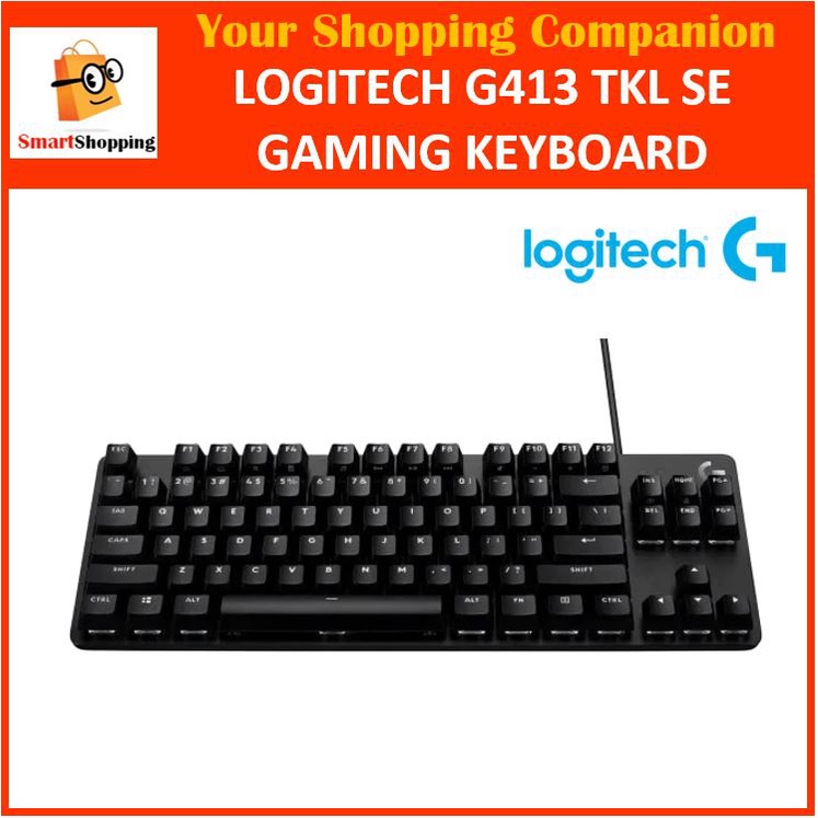 Dust-Proof Silicone Keyboard Skin Cover Compatible for Logitech G413 TKL SE  Mechanical Gaming Keyboard (Clear)