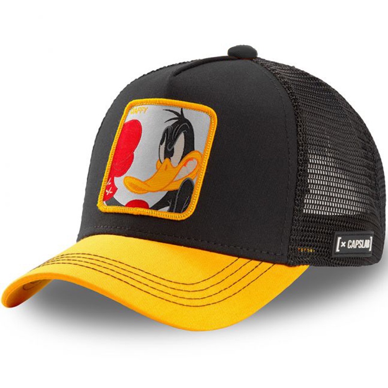 New DAFFY Duck Mesh Cap Brand Summer Warner Anime Looney Tunes Trucker ...