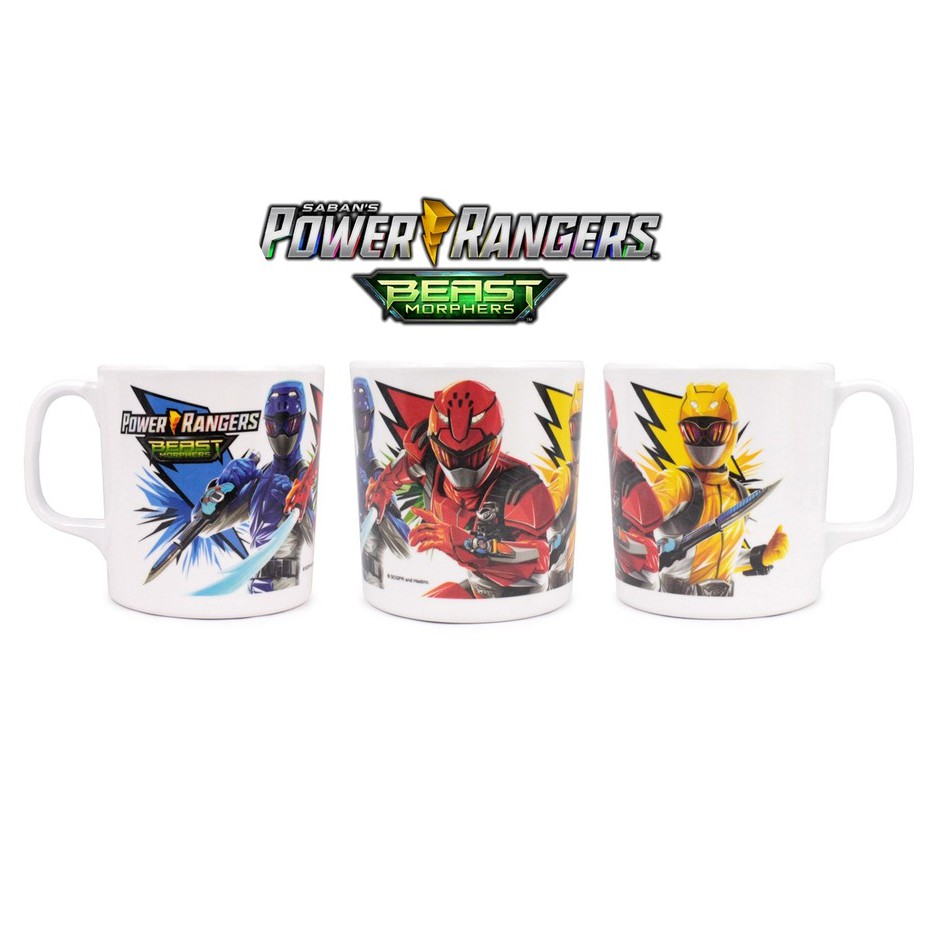New! Power Rangers Beast Morphers Melamine 3.5'' Inch Round Ear ...