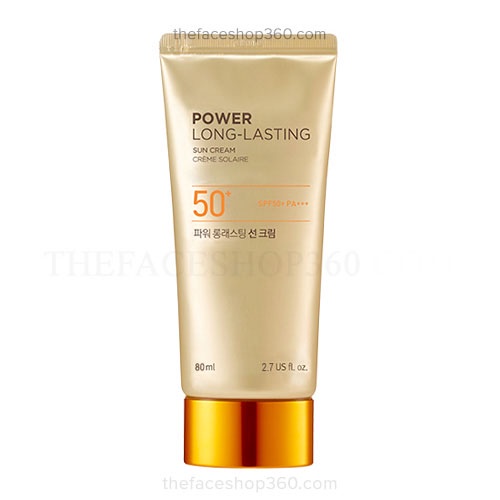 Power Long-Lasting Sun Cream SPF50+ PA++ + (80ml) | Shopee Singapore