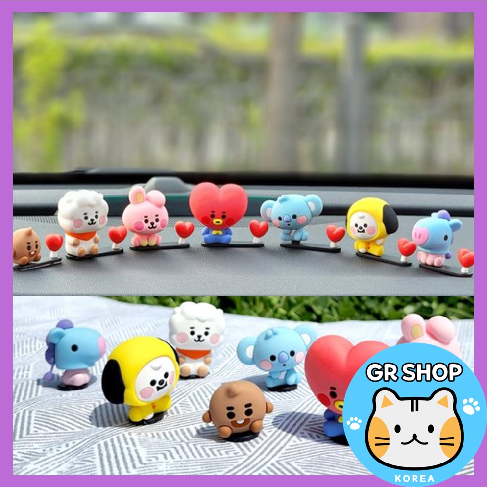 [BT21 OFFICIAL] 💜BT21 BABY Vehicle Figure💜 / BTS RJ COOKY CHIMMY SHOOKY ...