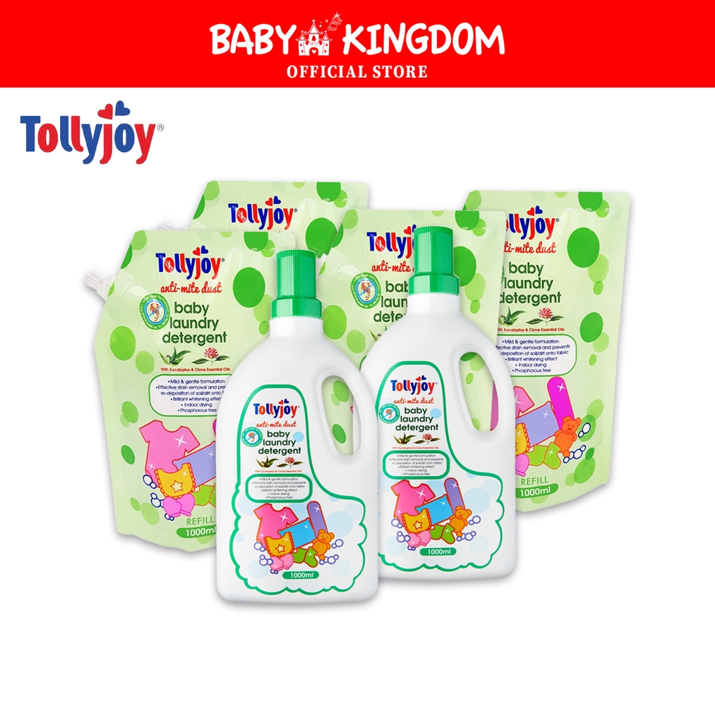 Tollyjoy Anti Mite Dust Baby Laundry Detergent 1000ml Baby Kingdom