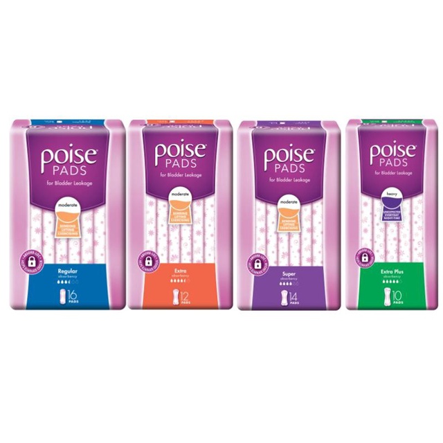 Poise Liners Long 21.5cm 10pc (Prevent Urine Leakage)