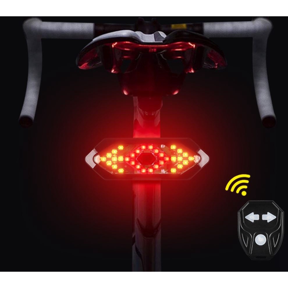 Smart Bike Turning Signal Cycling Taillight Intelligent USB Bicycle