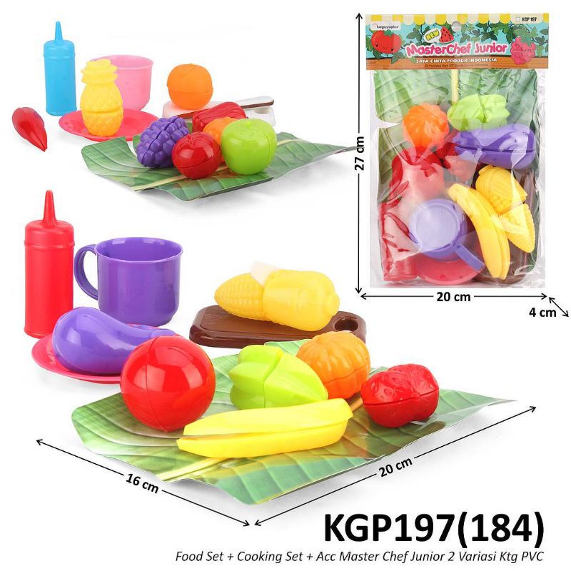 Slash Fruits_Children Toys Fruit Cut Fruit Packaging OPP KTG / Children