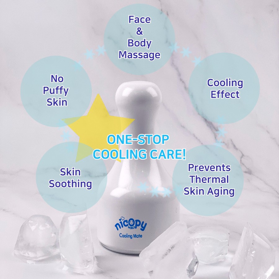 Nicopy Cooling Stick face&body massage tool (Made in Korea) | Shopee ...