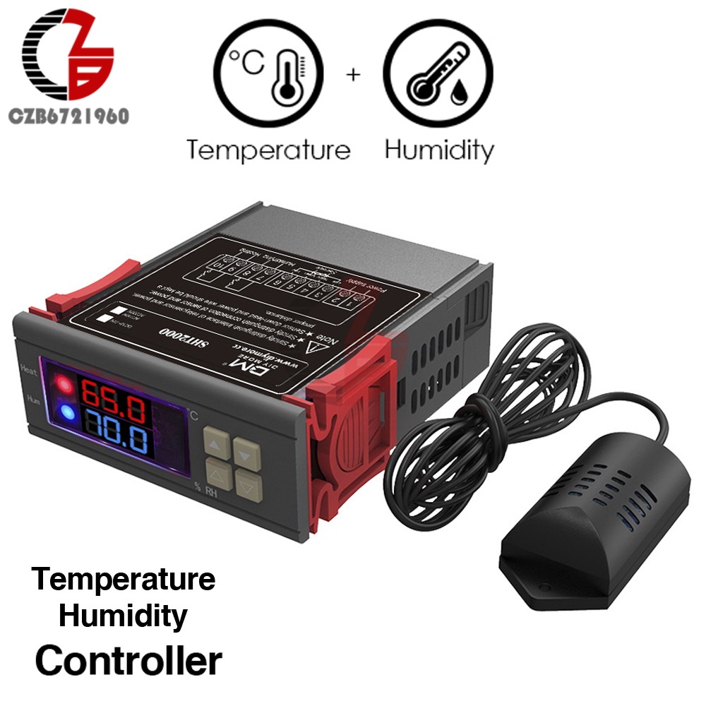 STC1000 STC3008 110V 220V LED Digital Temperature Humidity Controller