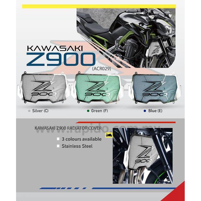 KAWASAKI Z900 RADIATOR COVER Shopee Singapore